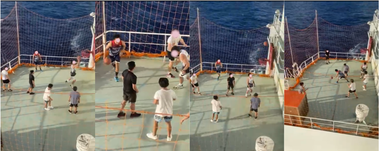 Εικόνα 2 Ναυτικοί παίζουν μπάσκετ